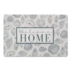 Welcome Home Multi Shell Floor Mat Blue/White