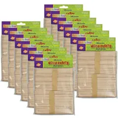 Creativity Street&reg; Jumbo Craft Sticks, 12 Packs of 100