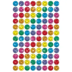 Trend Enterprises&reg; Colorful Sparkle Smiles SuperSpots&reg; Stickers