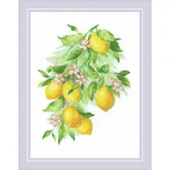 RIOLIS Bright Lemons Counted Cross Stitch Kit