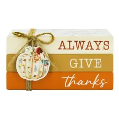 Always Give Thanks Book Tabletop D&eacute;cor by Ashland&reg;