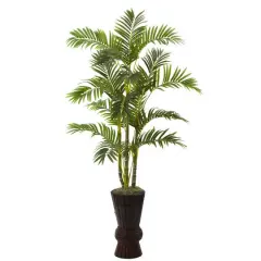 5ft. Areca Palm Tree in Decorative Planter