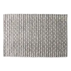 DII&reg; Mineral Gray Recycled Cotton Loop Rug, 2ft. x 3ft.