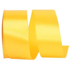 JAM Paper 1.875" x 50yd. Single Face Satin Allure Ribbon Gold