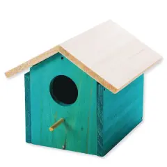 S&S Worldwide&reg; 6" x 5" Unfinished Wooden Bird House