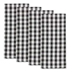 DII&reg; French Check Dishtowel, 4ct.