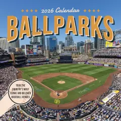 2026 Ballparks Wall Calendar