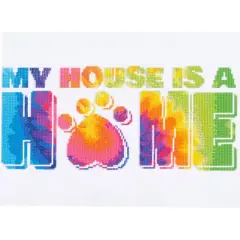 Diamond Dotz&reg; at Home Intermediate My House is a Home Diamond Painting Kit