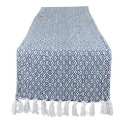 DII&reg; 72" French Blue Mini Diamond Table Runner