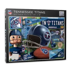 NFL Retro Series 500 Piece Puzzle Tennessee Titans