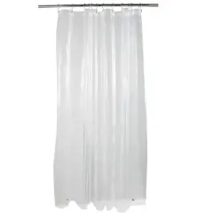 Bath Bliss Premium Weight PEVA Shower Liners, 2ct. Clear