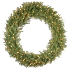 60" Clear Lights Norwood Fir Wreath