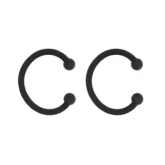 Haute Decor MantleClip&reg; Chic Stocking Holders, 2ct. Black