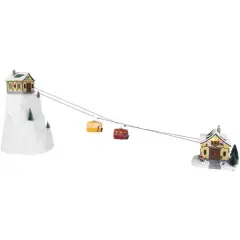 Christmas Village LED Lighted Animated & Musical Trolley Car Ride