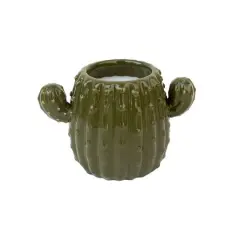 Santal Woods Scented Cactus Candle by Ashland&reg; Green