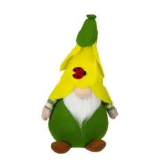 11" Yellow Ladybug Gnome Spring Figure
