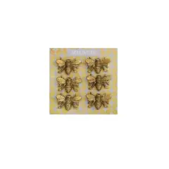 Hello Honey&reg; Pewter Bee Magnets on a Card, 6ct.