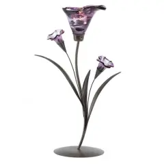 13.5" Twilight Bloom Tealight Holder
