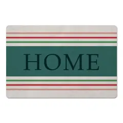 Striped Home Floor Mat