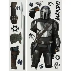 RoomMates Star Wars The Mandalorian In Beskar Peel & Stick Giant Wall Decal
