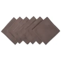 DII&reg; Oversized Napkin, 6ct. Dark Brown