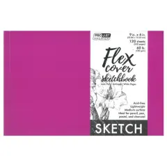 Pro Art&reg; Premium Sketchbook with Flexible Cover, 9" x 6"
