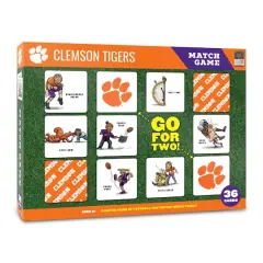 College Team Licensed Memory Match Game Clemson Tigers