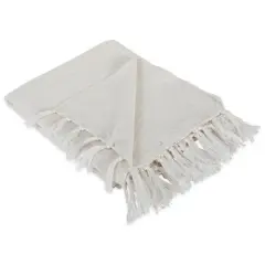 DII&reg; White Hexagon Throw