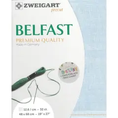Zweigart&reg; Belfast Vintage 32 count Pre-Cut Fabric Blue