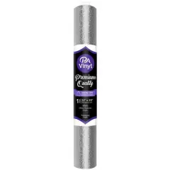 PA Vinyl Glitter Texture Iron On Stretch Vinyl Silver