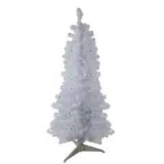4ft. Pre-Lit Medium Pine Artificial Christmas Tree with Blue Lights