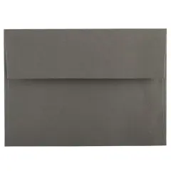 JAM Paper A7 Premium Invitation Envelopes, 50ct. Dark Gray