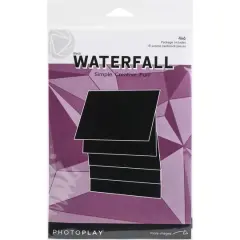 PhotoPlay&trade; Maker Series 4" x 6" Manual Black Waterfall Kit