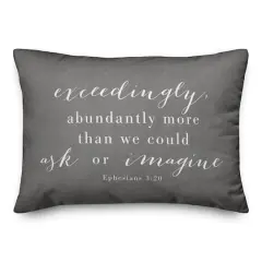 20" x 14" Abundantly More Indoor & Outdoor Throw Pillow