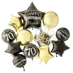 Better with Age Foil Balloon Bundle 70 years