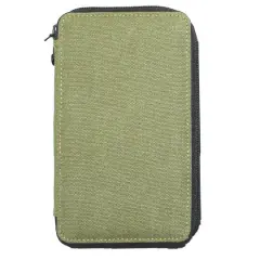 Global Art 24 Slot Canvas Pencil Case Olive