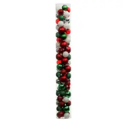80 Pack Red, Green, Silver & Gold Shatterproof Ball Ornaments by Ashland&reg;