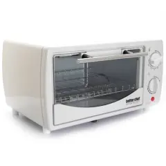 Better Chef 9L White Toaster Oven Broiler