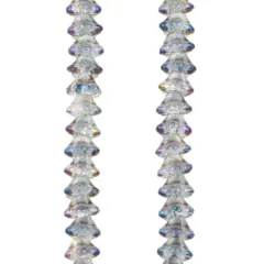 Purple AB Glass Flower Beads, 7.5mm by Bead Landing&trade;