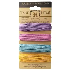 Hemptique&reg; Pastel Hemp Cord Set, 20lb. 
