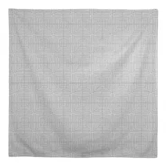 58" Gray Geometric Diamonds Tablecloth