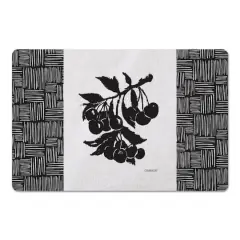 Block Print Cherries 27" x 18" Floor Mat