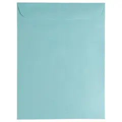 JAM Paper 9" x 12" Open End Catalog Premium Envelopes, 25ct. Aqua Blue