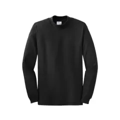 Port & Company Essential Mock Turtleneck Jet Black