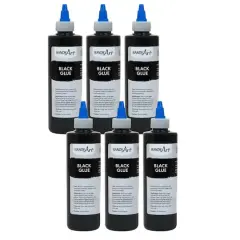 Handy Art&reg; 8oz. Black Glue, 6ct.