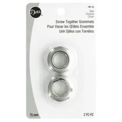 Dritz&reg; 9/16'' Nickel Screw Together Grommet, 2ct.