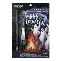 Brea Reese&trade; 6" x 8" Funky Frights Scratch Art Paper Pad