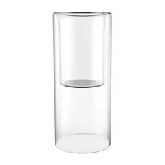 8" Clear Glass Cylinder Candle Holder by Ashland&reg;