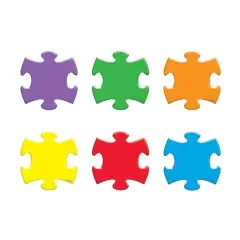 Trend Enterprises&reg; Puzzle Pieces Mini Accents Variety Pack