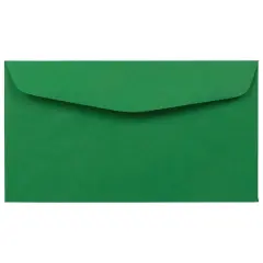 JAM Paper 3.625" x 6.5" Business Envelopes, 50ct. Green